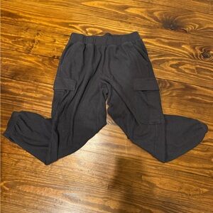 aerie Black waffle Lounge Pants